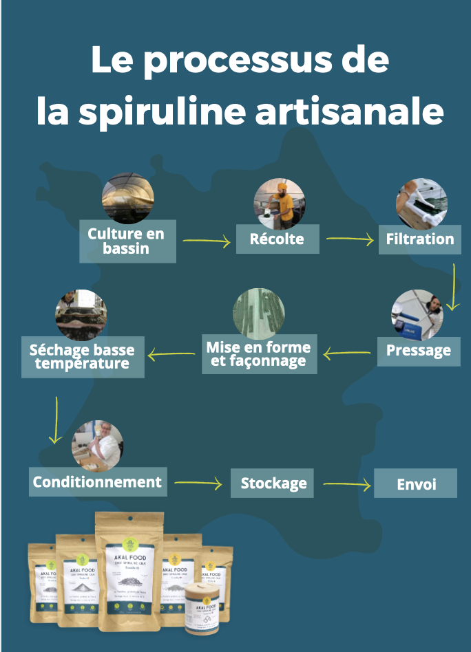 production artisanale spiruline en Normandie